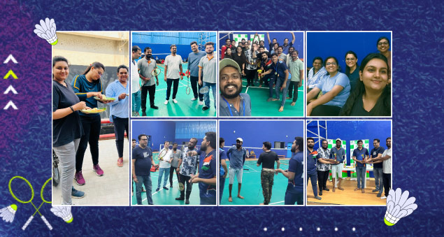 Highlights from NetWeb Badminton League 2024 showcasing energy teamwork and sportsmanship