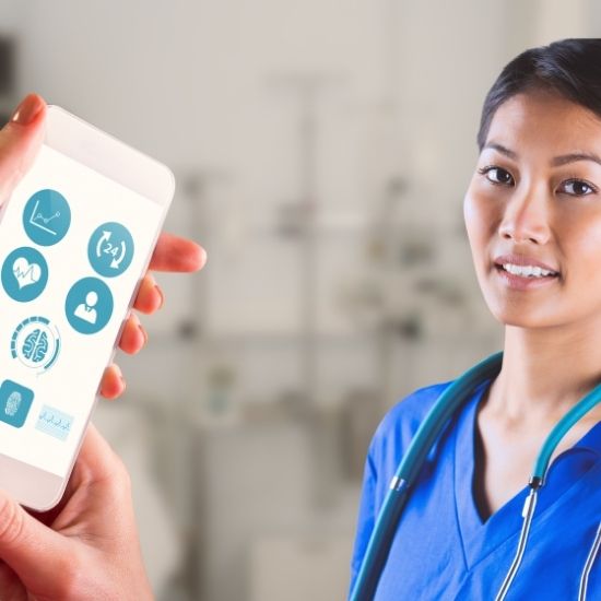 Cross-platform healthcare mobile application built
