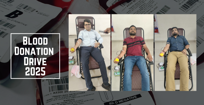 Uniting to save lives – NetWeb’s Blood Donation Camp 2025